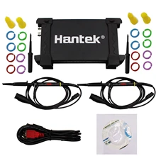 Hantek 6022be usb usb digital osciloscópio armazenamento 2 canais virtuais 20mhz 48m handheld portátil osciloscópio