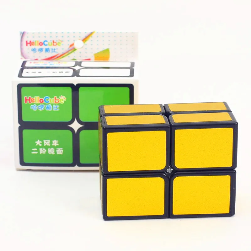 Zcube ветряная мельница 2x2x2 литой неправильный магический куб безопасный АБС быстрый ультра-Гладкий 2x2 скоростной Головоломка Куб обучающий PUZ детская игрушка