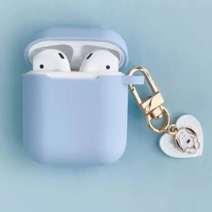 Style 2 Популярный милый беспроводной Bluetooth чехол с мультяшной собакой для Apple AirPods, силиконовый чехол для зарядки наушников s для Airpods 2, защитный чехол - Цвет: Style 2
