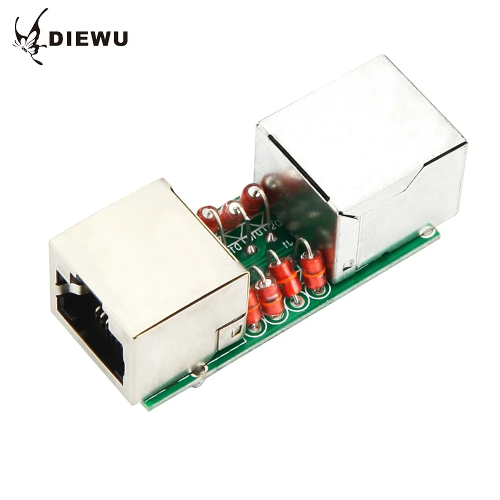 DIEWU RJ45 сеть через интерфейс Lightning Proof сетевой соединитель расширителя кабель Соединительный разъем для телефона компьютера