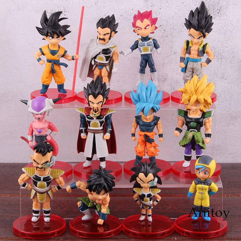 Dragon Ball super Broly Vegeta Gogeta Freeza Paragus Nappa Raditz Bulma Son Goku Dragon Ball WCF фигурка ПВХ игрушки 6 шт./компл