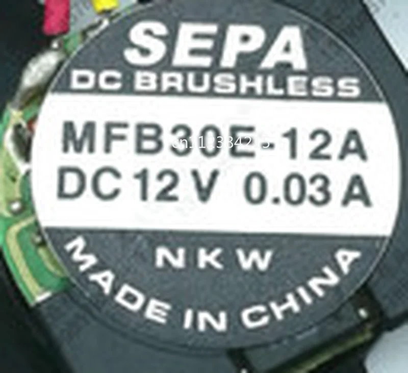 MFB30E-12A DC2V 0.03A 30x30x6 мм 3 линии Вентилятор охлаждения
