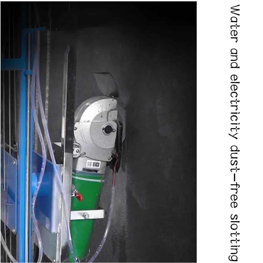 Shelf slotting machine automatic lifting hydropower project installation once forming dust-free concrete cutting machine
