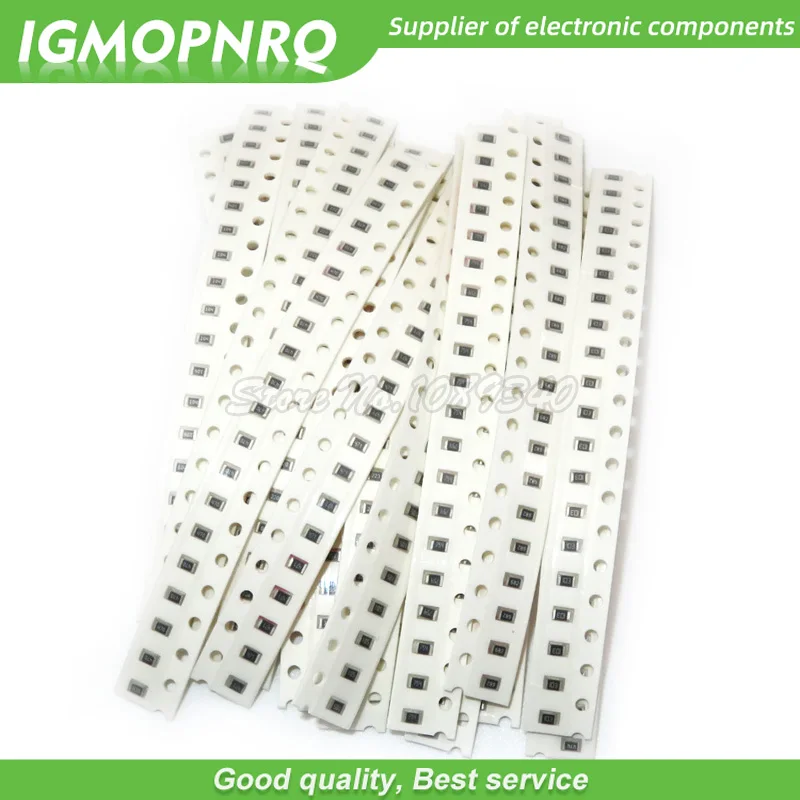20 значение, в каждом 20 шт. = 400 шт. 0805 SMD Резистор Комплект 1% 1/8 Вт 10 ohm-1M 10ohm 22ohm 1K 2,2 K 4,7 K 6,8 K 10K компонент diy Образцы комплект