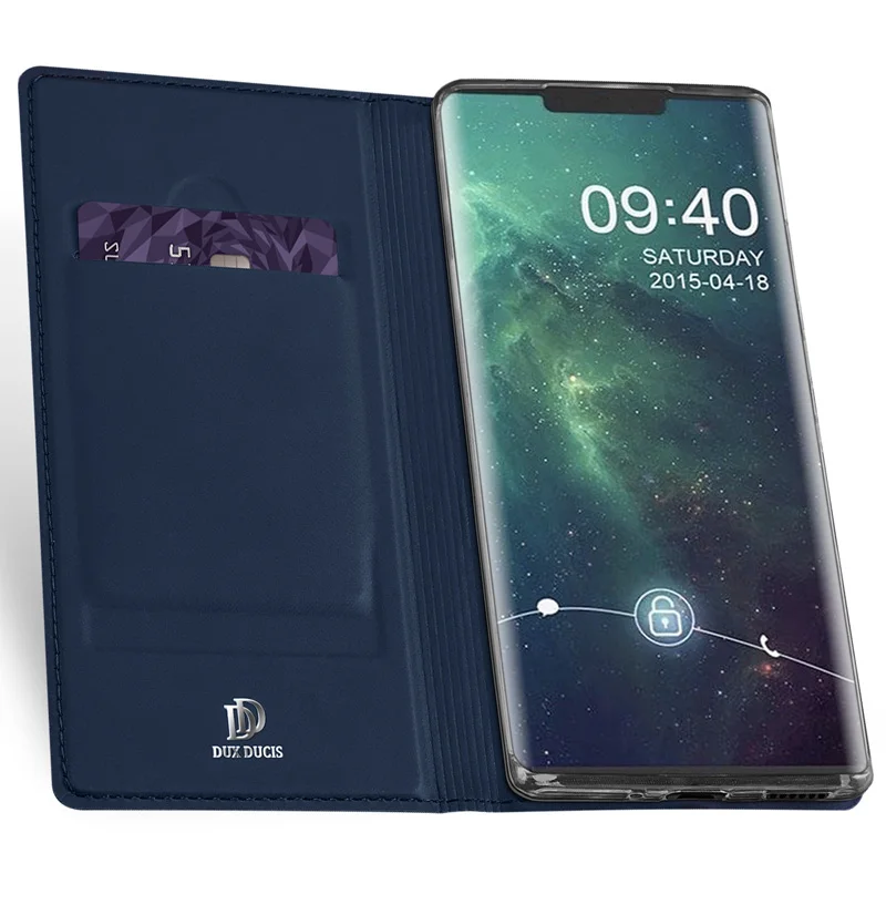 DUX DUCIS чехол для huawei mate 30 Pro книга флип кожаный бумажник Coque чехол
