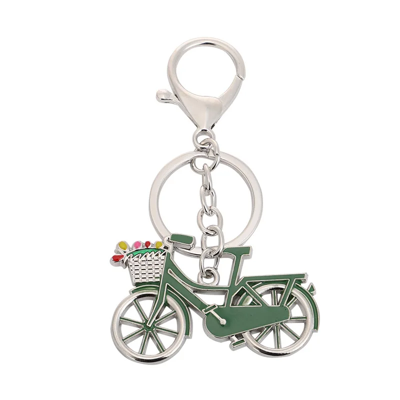 

Metal Sporty Man Road Bicycle Keychains Trinket Souvenirs Creative For Bike Cycling Lover Biker Keyring