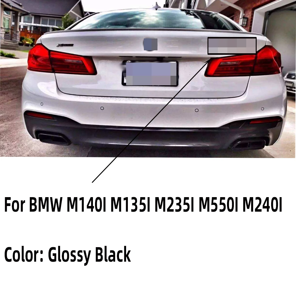 New Black and Silver Car Sticker 3D ABS Decal Badge Letters Logo For BMW M135I M140I M550I M235I M240I M760I Accessories | Автомобили и