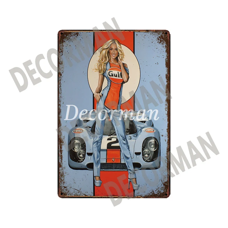 [DecorMan] Norton ESSO автомобильные металлические знаки, плакаты, винтажная железная живопись, на заказ, клубный декор, LTA-1708 - Цвет: SL-11662