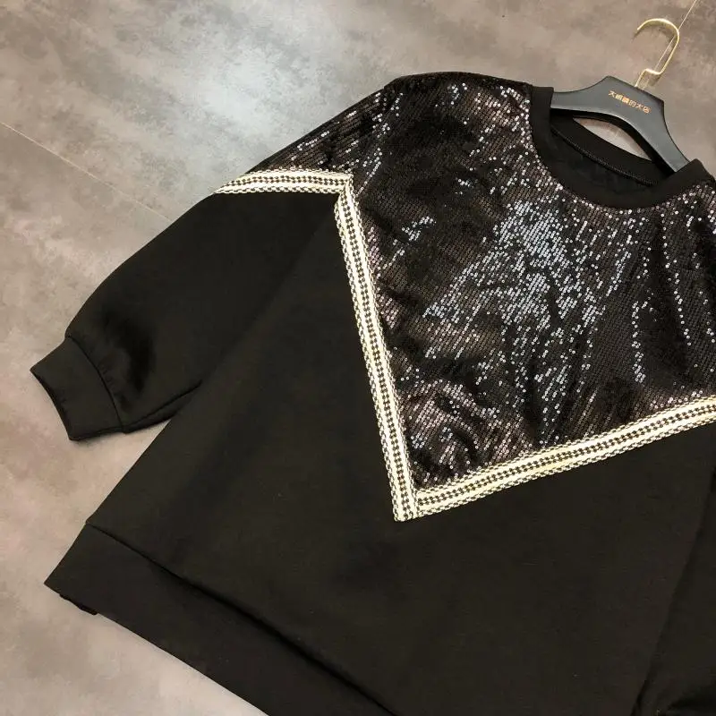 Новый V образный sequins сшивание тяжелой промышленности круглый воротник пространство хлопок свободный штуцер головы санитарный шкаф