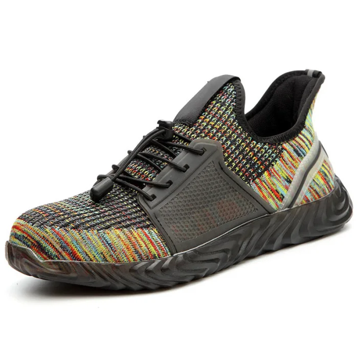 New Style Men Safe Shoes Anti-smashing Anti-piercing Non-slip Breathable Sneakers Work Shoes