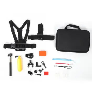 

Portable 12 in 1 Action Camera Tool Set Accessory Chest Belt Bracket Selfie Stick sport camera accessories