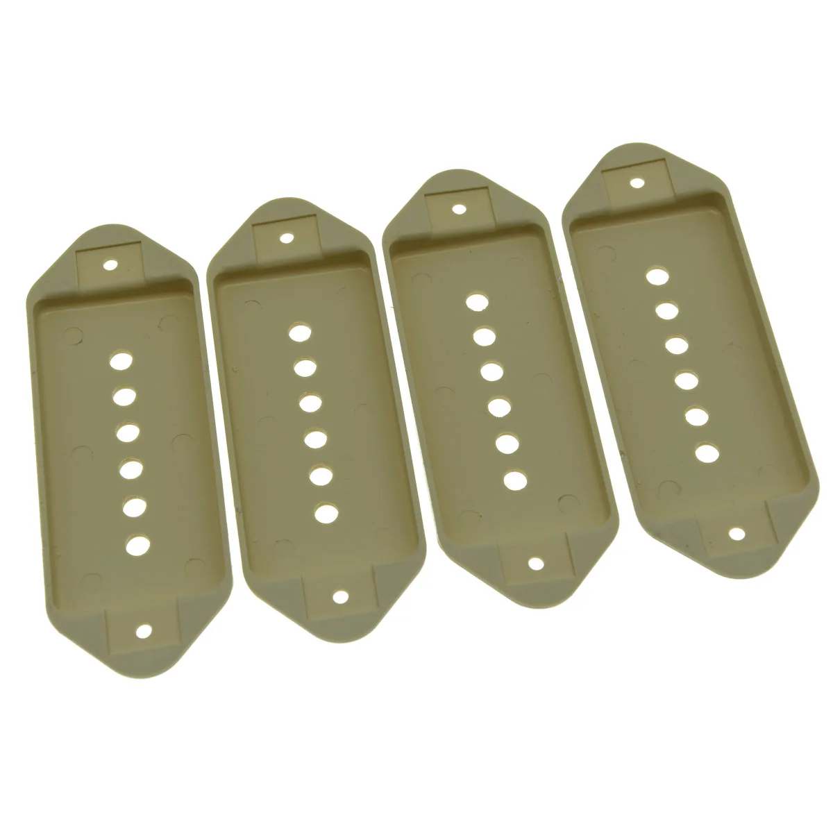 Dopro 4-Pack пергамент/черный пластик P90 Dogear гитара звукосниматель обложки Собака уха Пикап Обложка с разделитель колков 1-15/1"(49,2 мм