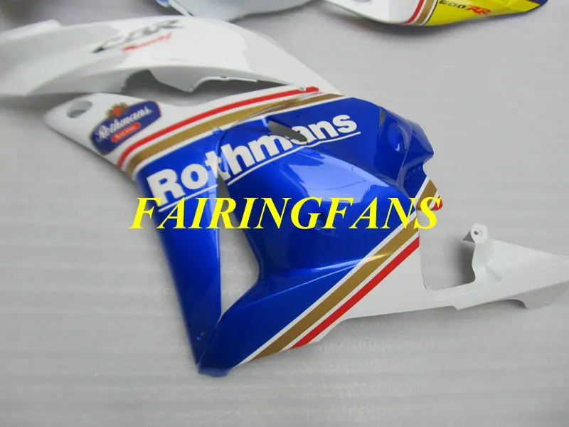 Обтекатель комплект для HONDA CBR600RR F5 09, 10, 11, 12, CBR 600 RR CBR 600 RR CBR 600 2009 2010 2012 белая, голубая обшивка комплект+ подарки HD24