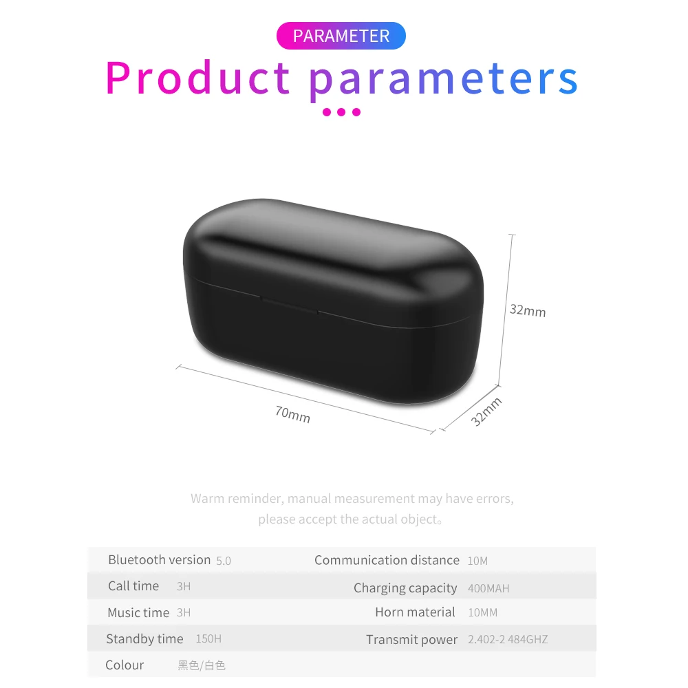 HMB11 Bluetooth наушники TWS светодиодный цифровой дисплей шумоподавление Гарнитура ушной разъем отпечатков пальцев сенсорная гарнитура Водонепроницаемый с микрофоном
