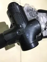 Pantalla LCD masaje arma profundo masajeador muscular dolor muscular cuerpo masaje de cuello ejercicio de relajación adelgazar la alivio del dolor