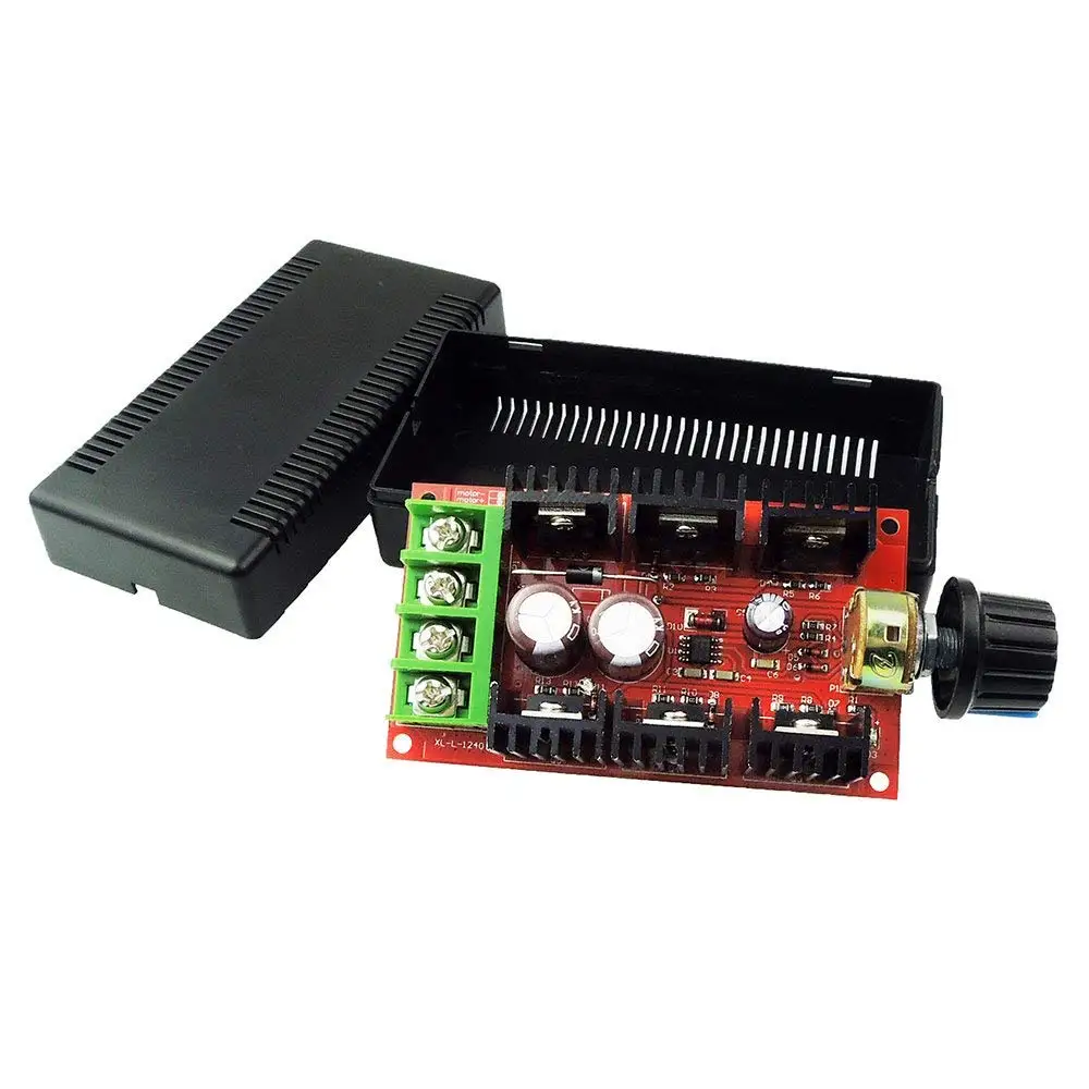 2000W 40A контроллер скорости двигателя постоянного тока DC 12V 24V PWM HHO RC автомобильный вентилятор регулятор скорости регулируемый регулятор мощности мягкий пусковой переключатель