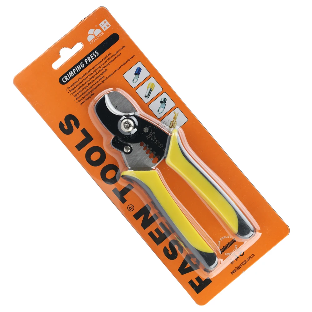 Wire Stripper 2.5-10mm2 14-8AWG Stripping Pliers 35mm2 Cable Cutter Plier Multi-tool Electric Hand Tools 6