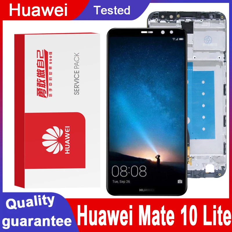 100% протестированный 5 9 ''дисплей с заменой рамки для Huawei Mate 10 Lite ЖК-дисплей