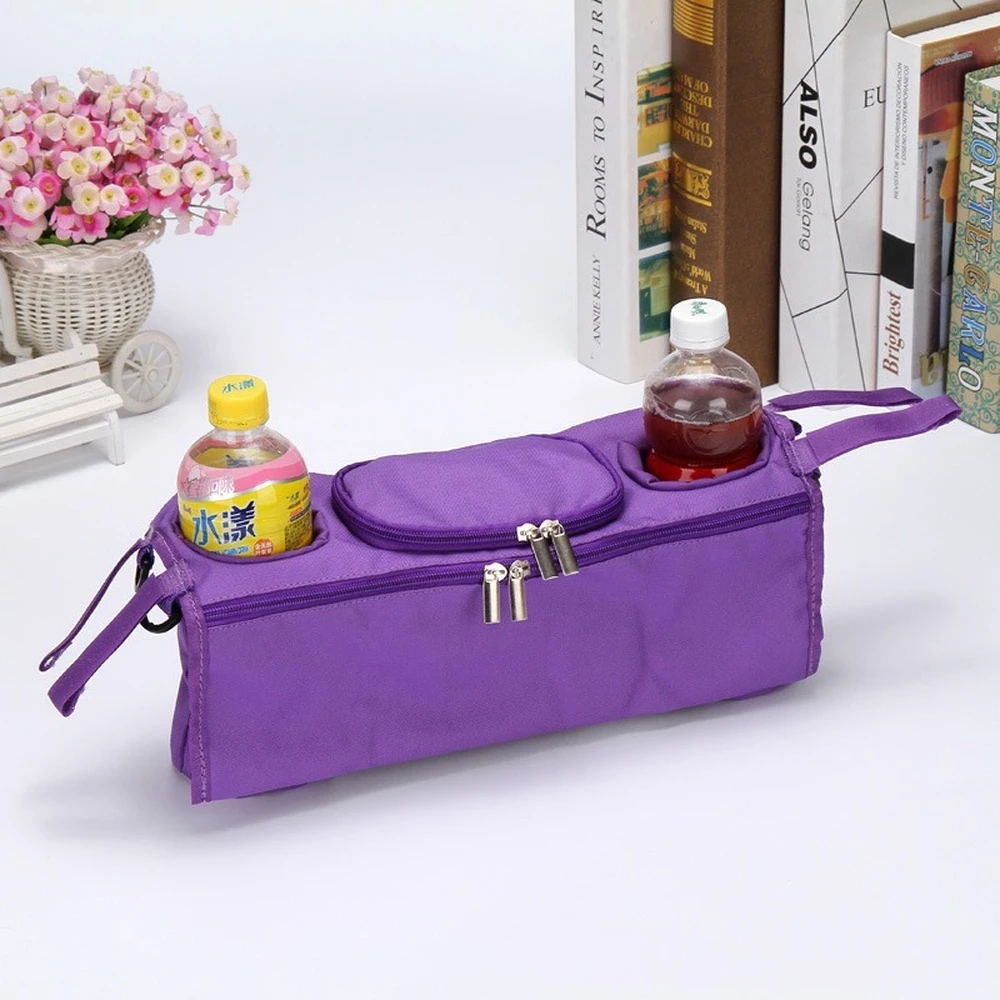 Jadin Organisateur Poussette, Pochettes De Rangements étanche Pour Poussettes, Sac Poussette Avec Bretelles Pour Ranger Biberons, Couches, Mouchoirs Et Jouets, Accessoires Poussettes