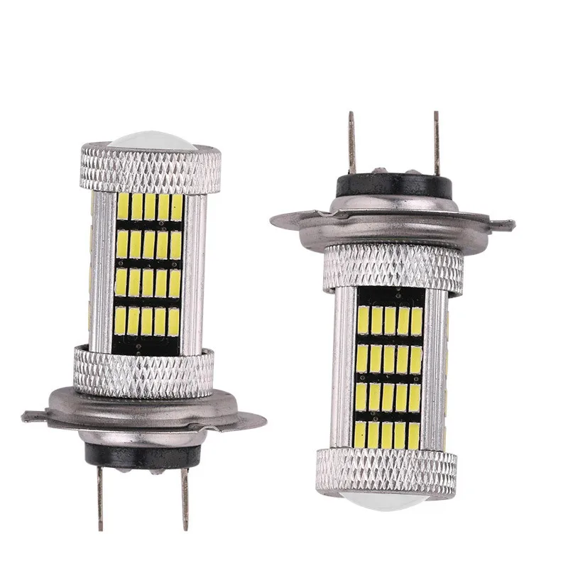 2 шт. H1 H4 H7 H8 9005 9006 светодиодный лампы 4014 92Smd светодиодный передняя противотуманная лампа авто высокого Мощность автомобилей Angel Eyes вождения DRL лампы белого цвета