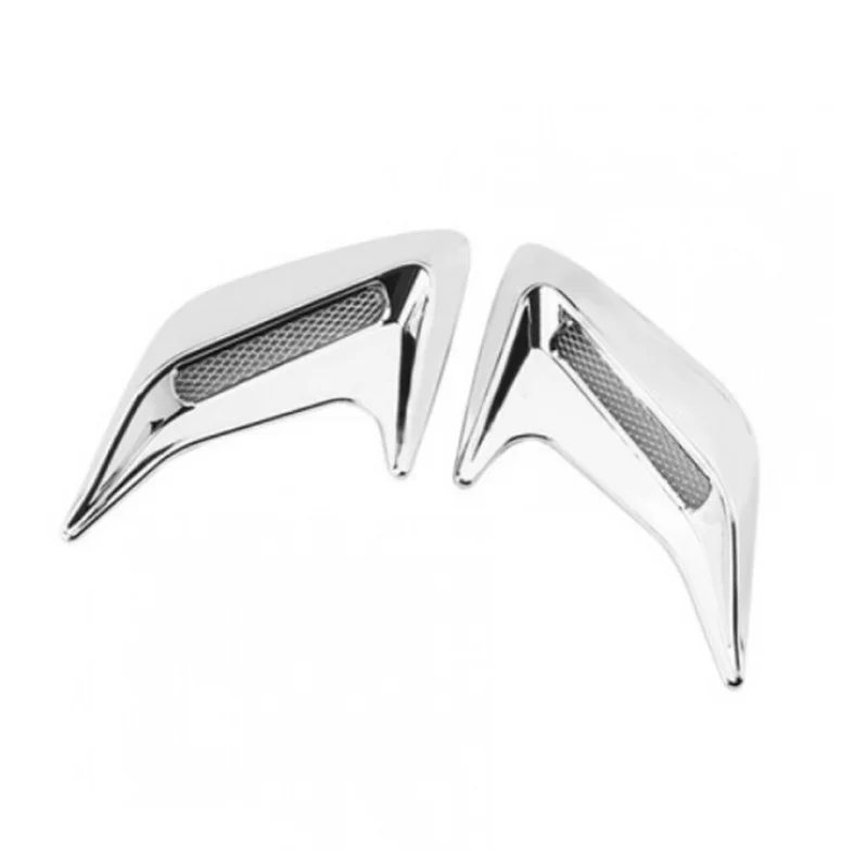 

2pcs Universal Car Simulation Side Vents Decorative Air Flow Intake Hood For Cadillac ATS BLS CTS XT4 XT5 ATSL XTS STS SRX