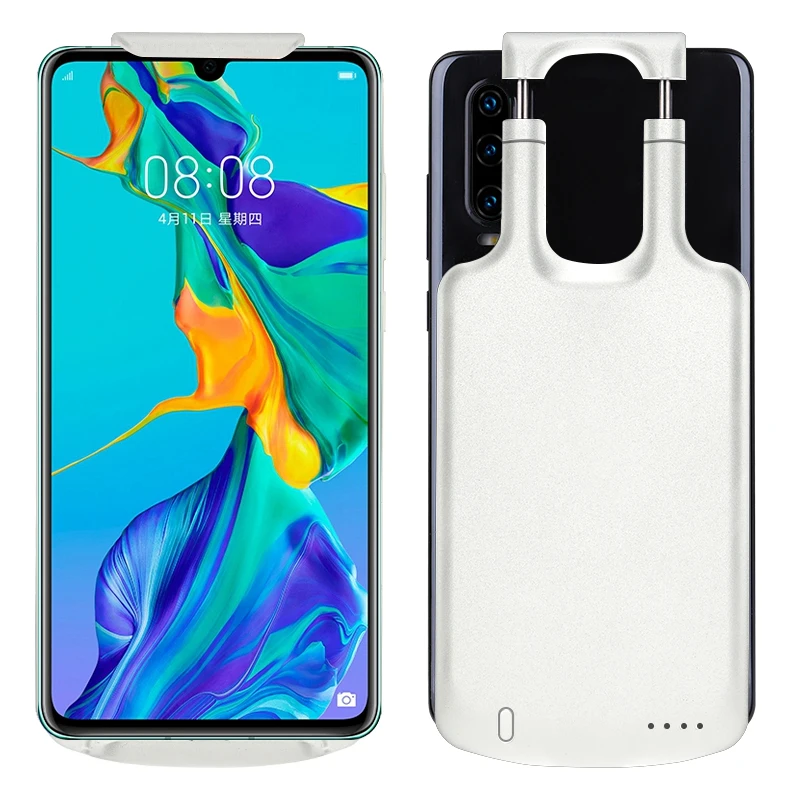 Универсальный чехол 5,0-6,5 type-C для huawei samsung Meiz Oppo zte Oneplus Google Xiaomi, чехол для зарядного устройства, Регулируемый Чехол - Цвет: Белый