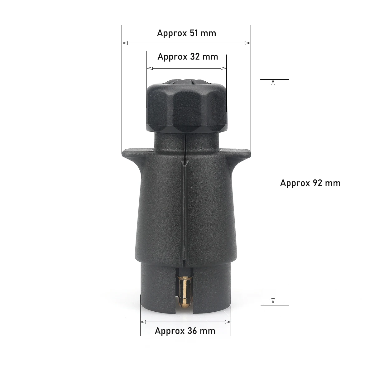 7 Pin 12V European Trailer Plug Adapter Towbar Towing Connector for Car Boat Truck Caravan Accessories Waterproof trailer plug adapter