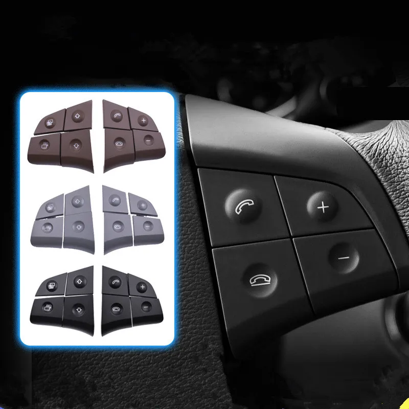 

Car Multifunction Steering Wheel Button Audio Key Auto Replacement Acceesories for Benz W164 ML GL300 350 400 450 2006-2009