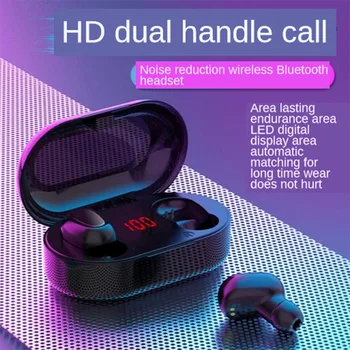 

TWS Bluetooth 5.0 Earphones 2200mAh Charging Box Wireless Headphone 9D Stereo Sports Waterproof Earbuds Headsets With Microphone