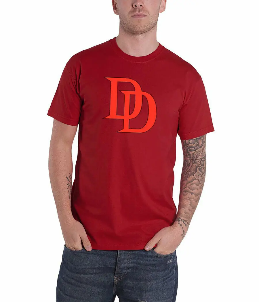 Футболка с логотипом Daredevil худи длинными рукавами унисекс hoddie футболка короткими