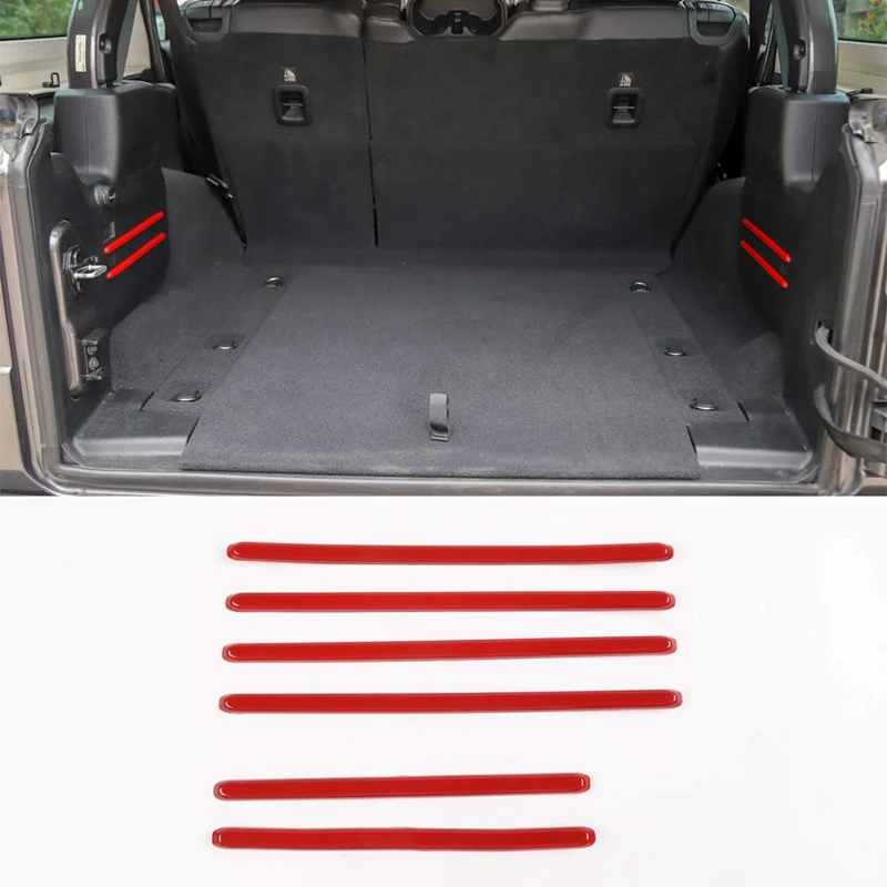 Декоративная накладка на багажник автомобиля для Jeep Wrangler JL-, накладка на заднюю коробку, аксессуары для салона автомобиля