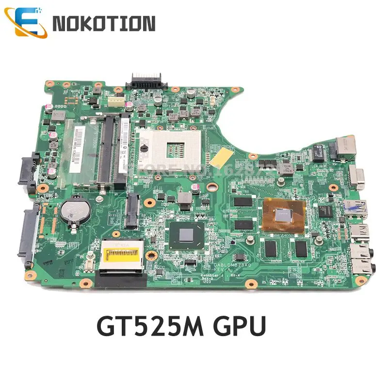 US $94.50 NOKOTION For Toshiba Satellite L750 laptop motherboard A000081620 DABLDMB28A0 Mainboard HM65 DDR3 GT525M graphics