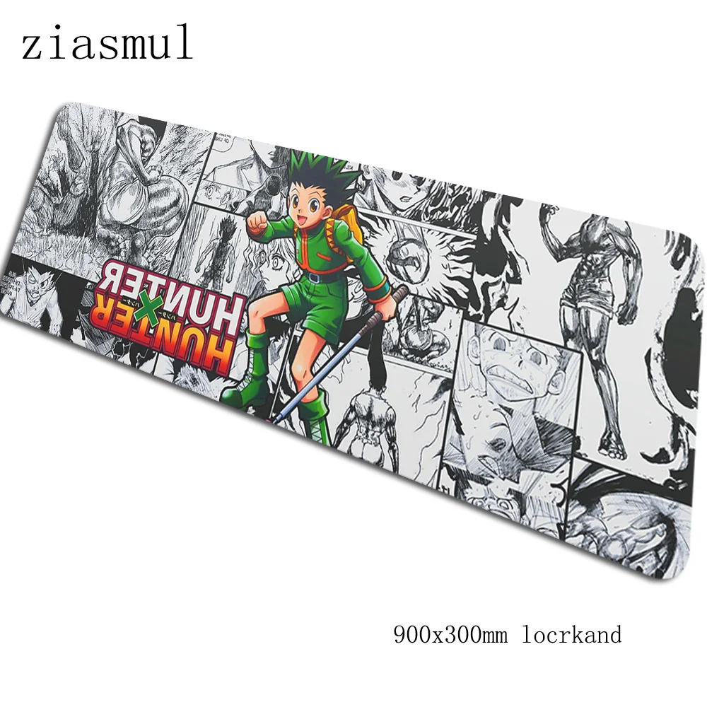 Игровой коврик для мыши hunterxhunter 900x300x3 мм игровой коврик для мыши HD Коврик для мыши с принтом геймера компьютерный стол большой коврик notbook mousemate pc - Цвет: Size 900x300x3mm