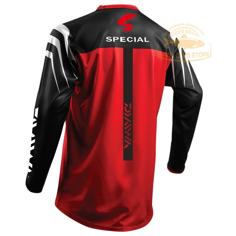 DAIWA Fishing Clothing Quick-Drying Sun UV Protection T Shirt Vests Sports Clothes Fishing Clothes Fishing Shirts Cycling Wear