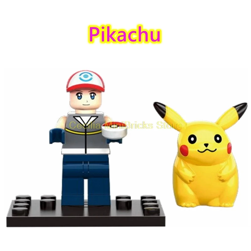 Pikachu Ninja Hero factory строительные блоки игрушки для детей фильм Marvel Aciton рисунок Thanos Technic друзья создатель Dnosaur