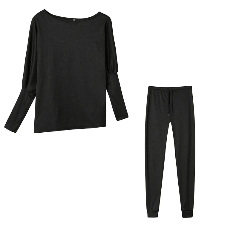 Tracksuit 2 Piece Set Autumn Winter Pullover Top Long Pants Sports Suit Female Sweatshirt Sportswear Suit For Woman