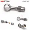 EPMAN 1PC AN3 Motorcycle Motor Bike Hydraulic Brake Oil Hose Line Banjo Fitting Stainless Steel For Car Auto Motorcycle EPSCGPJ ► Photo 2/6