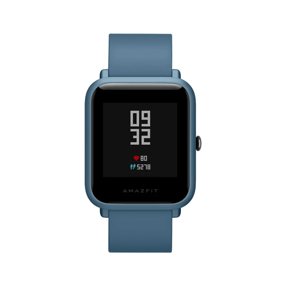 Синий Глобальная версия Xiaomi Huami Amazfit Bip Lite умный Браслет умные часы водонепроницаемые фитнес-трекер спортивный браслет для Android iOS - Цвет: Синий