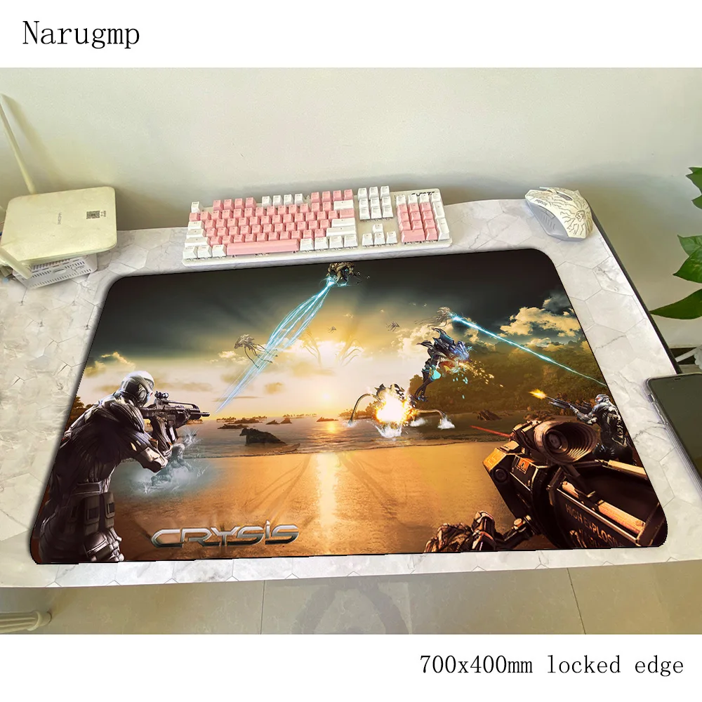 Коврик для мыши Crysis 700x400x4 мм милый игровой коврик с большой клавиатурой массовый