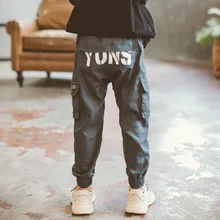 Повседневные штаны для мальчиков; осенняя одежда; Новинка года; стильные детские шаровары; большой слюнявчик для мальчика; комбинезон; брюки; сезон весна-осень