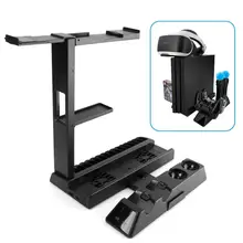 Многофункциональная Вертикальная консоль охлаждающий вентилятор подставка зарядная станция для PS4 поддержка дропшиппинг