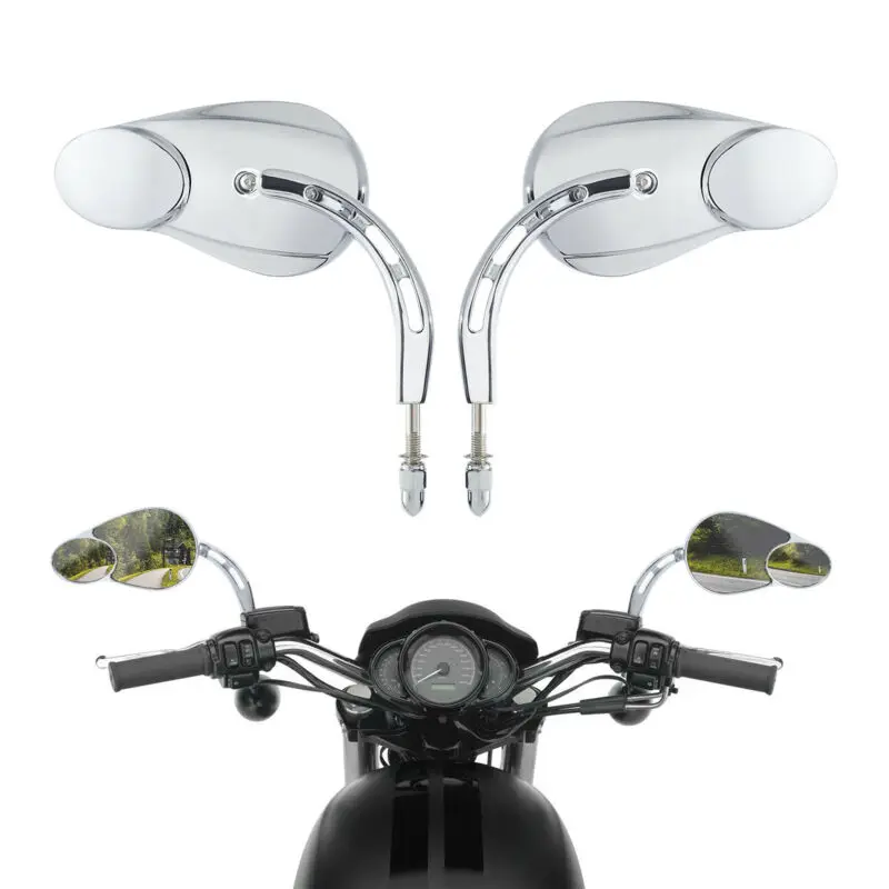 Motorcycle Rear View Mirror For Harley Touring Road King Electra Glide Classic SOFTAIL DELUXE FLHTC FLSTC FXDB DYNA FXDF FLSTF