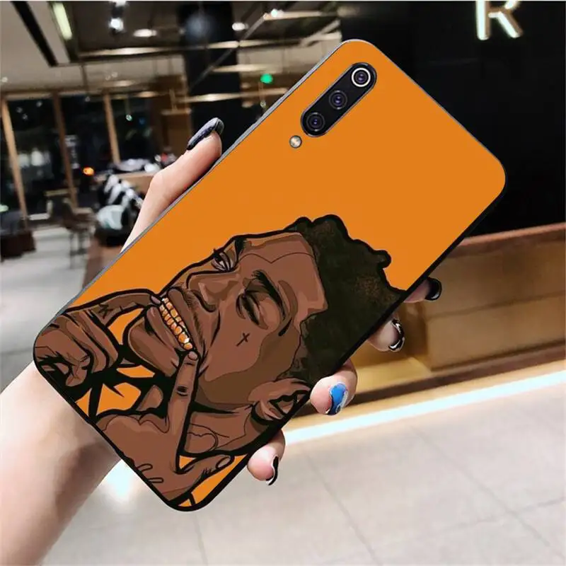 HPCHCJHM Kodak Black Rapper Newly Arrived Black Cell Phone Case For Huawei Nova 6se 7 7pro 7se honor 7A 8A 7C Prime2019