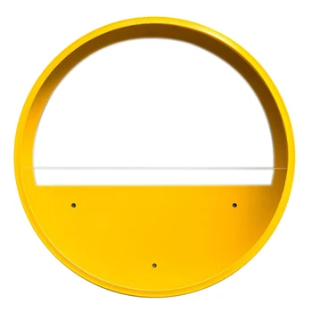 

New-Vase Metal Iron Art Hanging Flower Basket Round Shape Solid Color Wall Planter Decor Adornment Bonsai Flower Wall Vases