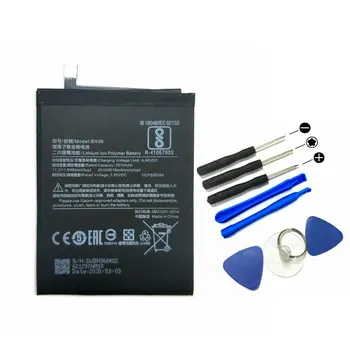 

2020 New 3010mAh BN36 Battery + Repair Tools Replacement For Xiaomi Mi A2 Mi6X Phone Battery +Tracking Code