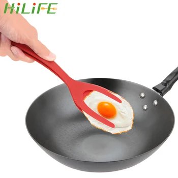 

HILIFE 2 in 1 Frying Egg Spatula Multi-function Pizza Steak Flip Shovel Non-Stick Fried Egg Turners Kitchen Tools Utensils