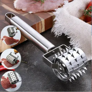 

1pc Anti-rust Meat Tenderizer Tenderizer Stainless Steel Meat Hammer Roller Hammer Meat Poultry Tools Dining Kitchen Gadgets New