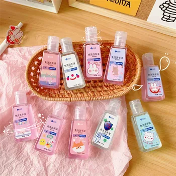 

5*Mini Hand Sanitizer Anti-Bacteria Fruit-Scented Disposable No Clean Waterless Shampoo Cleansing Fluid Travel Portable