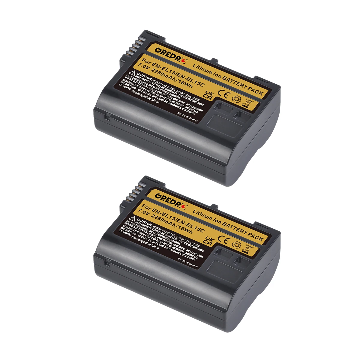 Bateria + Carregador com Tipo-c para Nikon z5 z6 ii z7 1 v1 D500 D600 D610 D750 En-el15c en El15c El15 Enel15 - Image 3