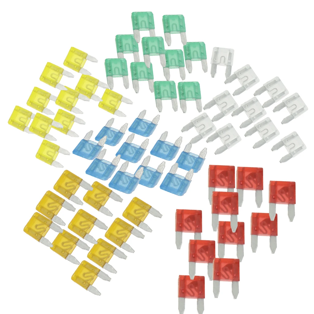 CAR VAN 5 7.5 10 15 20 25 30 AMP ASSORTED PACK MINI BLADE FUSES YOU